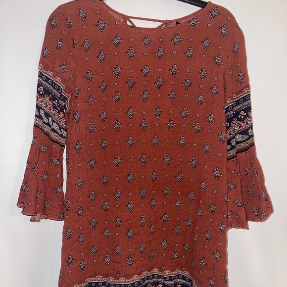 Orange boho dress - Picture 1 of 2